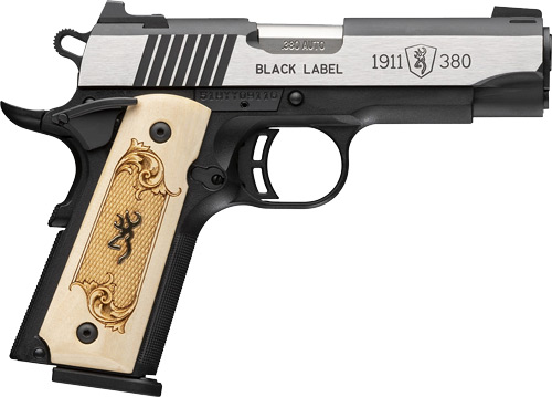 G051999492-1.jpg BROWNING 1911-380 BLACK LABEL - 380ACP 3.58"FS 10RD MAPLE - Image 1