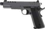 TISAS 1911 NIGHT STALKER 45ACP - 5" THREADED BBL 8RD BLACK/GRY - Image 3