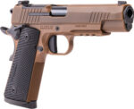 SIG 1911 X 45ACP 5" XRAY3 - OR (2)8RD G10 STEEL COYOTE