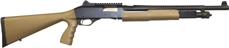 G19468-1.jpg STEVENS 320 TACTICAL 12GA 3" - 18.5" PG HEAT SHIELD FDE - Image 1