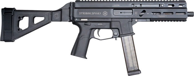 G197892004848_1-1.jpg GRAND POWER STRIBOG SP10A3 - 10MM 8" BBL 20RD W/ BRACE BLK - Image 1