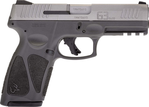 G1G3B949G15.jpg TAURUS G3 9MM 15-SHOT 3-DOT - ADJ. GREY/SS POLYMER - Image 1
