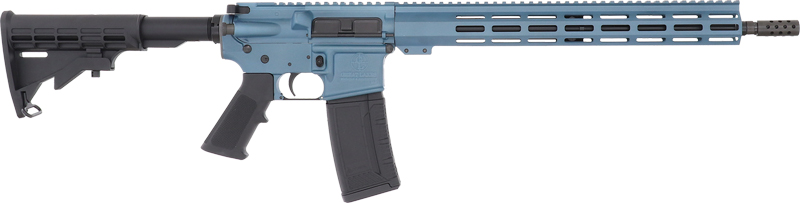 G223BLNIT.jpg GLFA AR15 RIFLE 223 WYLDE - 16" NIT BBL BLUE TITANIUM - Image 1