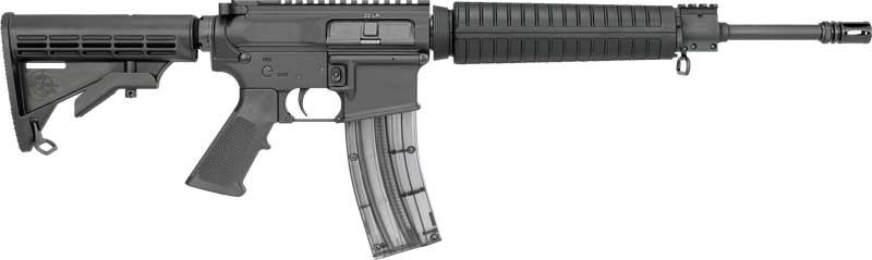 G22L1855A.jpg RRA LAR-22 MID A4 ALUM 22LR - 6 POS STK 16" BBL BLACK - Image 1