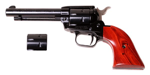 HERITAGE 22LR/WMR COMBO 4.75" - BLUED COCOBOLO GRIPS