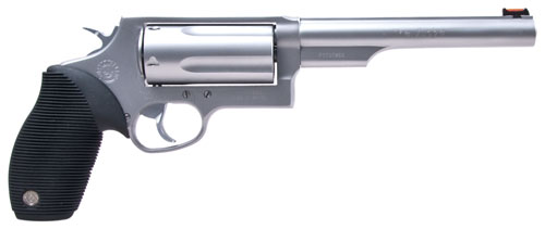 G2441069MAG.jpg TAURUS JUDGE 45LC/410 3" 6.5" - FS 5-SHOT STAINLESS RUBBER - Image 1