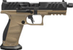 WALTHER PDP OR PRO SD 9MM 5.1" - 18-SHOT TAN POLYOMER FRAME