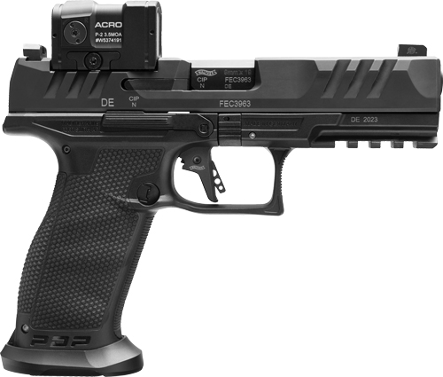 G2881225PRO.jpg WALTHER PDP PRO ACRO INSTALLED - 9MM 4.5" 18-SHOT BLACK FRAME - Image 1