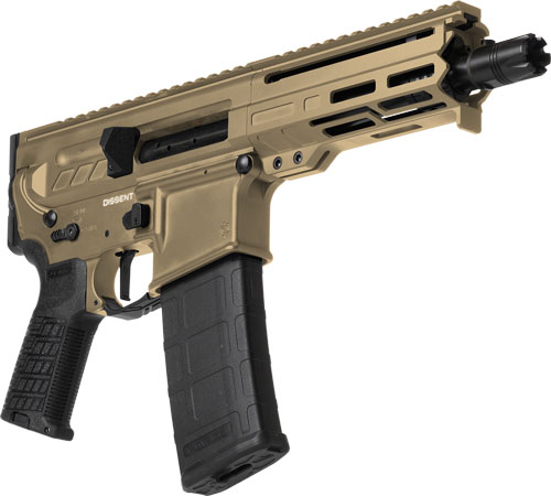 G30A0E33CT_ANGLE.jpg CMMG PISTOL DISSENT MK4 300AAC - 6.5" 30RD COYOTE TAN - Image 1