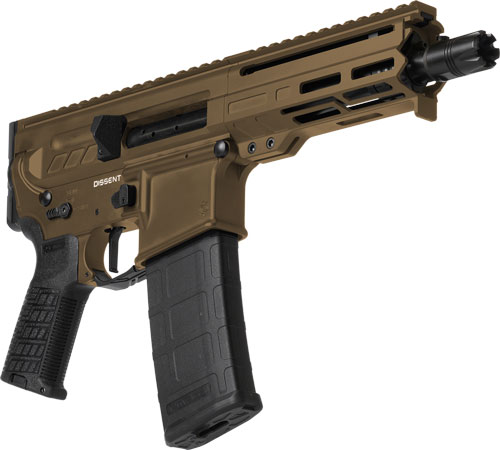 G30A0E33MB_ANGLE_1.jpg CMMG PISTOL DISSENT MK4 300AAC - 6.5" 30RD MIDNIGHT BRONZE - Image 1