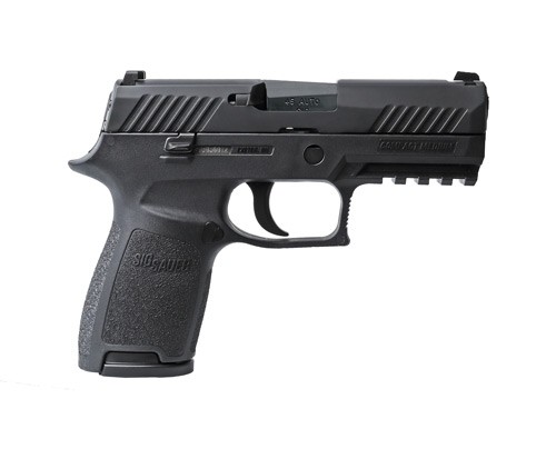 G320C45BSS_1.jpg SIG P320 COMPACT 45ACP 3.9" - DAO SIGLITE (2)9RD POLY/BLACK - Image 1