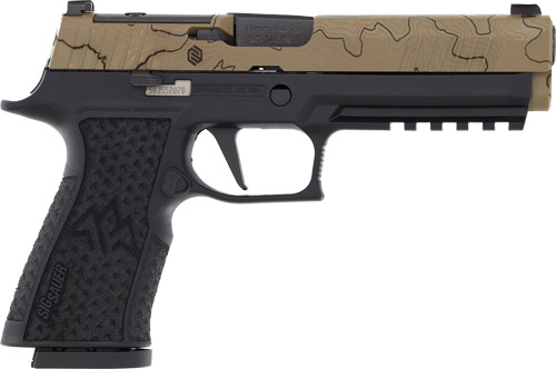 G320X510CXR3CWR_2.jpg SIG P320 XTEN ENDURE 10MM 5" - XRAY3 (3)15RD TAN TOPO/BLACK - Image 1