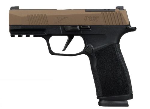 G365XCA9FBZXR3.jpg SIG P365X MACRO FREEDOM 9MM - 3.7" XRAY3 (2)17RD BRONZE/BLCK - Image 1