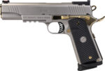 GIRSAN 1911 NEGOTIATOR TALO - 38 SUPER 5" 9RD TITANIUM/GOLD - Image 2