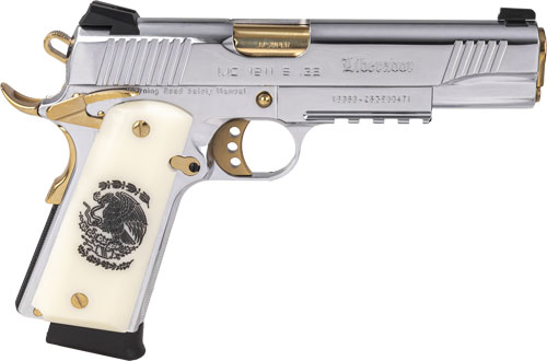 G391055_4.jpg GIRSAN MC1911S LIBERADORE - 38 SUPER CHROME/GOLD ENGR. 8RD - Image 1