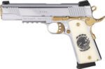 GIRSAN MC1911S LIBERADORE - 38 SUPER CHROME/GOLD ENGR. 8RD - Image 6