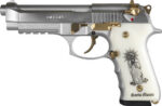 GIRSAN REGARD LIBERADORE 9MM - GOLD/CHROME ENGRAVED 18-SHOT - Image 2