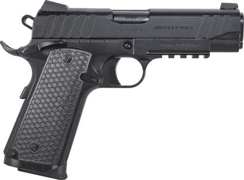 G392070_1.jpg GIRSAN MC1911 UNTOUCHABLE - 45ACP COMMANDER G10 9RD BLACK - Image 1