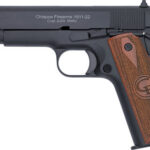 CHIAPPA 1911-22 22LR 5" FS - 10RD BLACK/WOOD