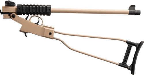 G500255_FOLDED.jpg CHIAPPA LITTLE BADGER 22LR - 1/2X28" THREADED DESERT SAND - Image 1