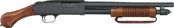 G50675-1.jpg MOSSBERG 590 NIGHTSTICK 20GA - 3" 6RD 14.375" BLUED/WALNUT - Image 1