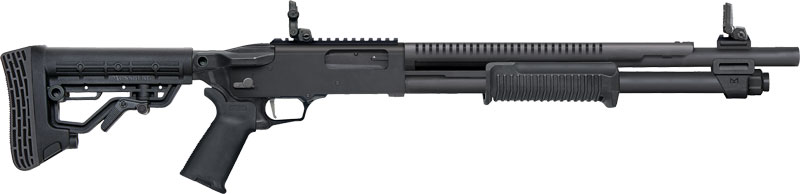 G50762-1.jpg MOSSBERG 590R TACTICAL 12GA - 18.5" 6RD ADJ STK CYL TUBE - Image 1