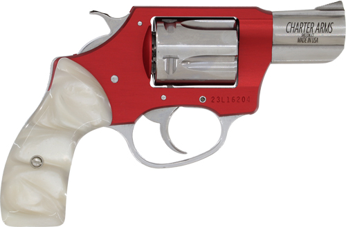 G53826.jpg CHARTER ARMS CHIC LADY 38SPL - 2" RED FR/SS BBL PEARLITE GRIP - Image 1