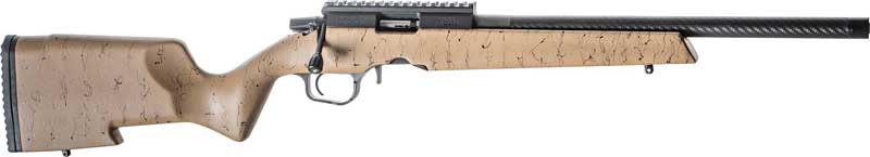 G8011201500.jpg CHRISTENSEN RANGER 17HMR 18" - CF BBL/STOCK TAN W/BLACK WEB - Image 1