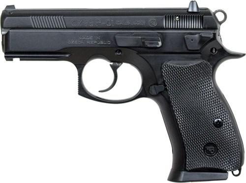 G91199.jpg CZ 75 P-01 9MM FS 15RD MAG - DECOCKER BLACK POLYCOAT - Image 1
