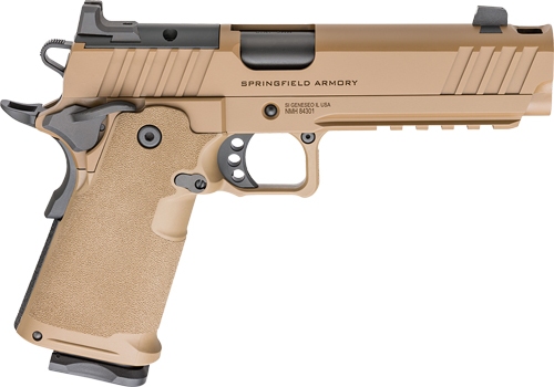 G9119AOSCBCOMP.jpg SPRINGFIELD 1911 DS PRODIGY - COMP 9MM 5" COYOTE BRN 17/20RD - Image 1