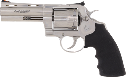 GANACONDASP4RTS-1.jpg COLT ANACONDA 44MAG 4" 6RD - STAINLESS RUBBER GRIPS - Image 1