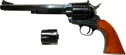 GCA364.jpg CIMARRON SA BAD BOY 10MM AUTO - 8" W/EXTRA .38/40 CYLINDER - Image 1