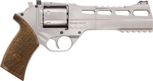 GCF340249.jpg CHIAPPA RHINO 60SA 357MAG - 6" ADJ. SIGHT NICKEL/WALNUT - Image 1