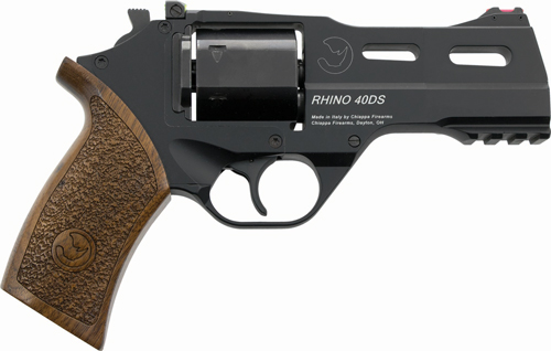 GCF340277.jpg CHIAPPA RHINO 40SA 9MM - 4" ADJ. SIGHT BLACK/WALNUT - Image 1