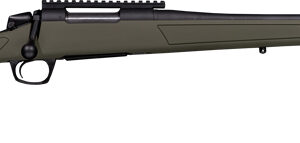 CVA CASCADE 22-250 22" #3 - W/RAIL BLACK/OD GREEN