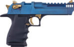 DESERT EAGLE L5 SERIES 50AE - 5" BLACK & CARBO BLUE PVD