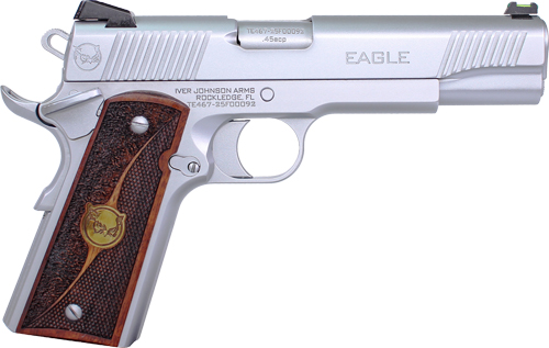 GEAGLEHCG2_1.jpg IVER JOHNSON EAGLE HC GEN2 - 1911 45ACP 8RD SATIN CHROME - Image 1