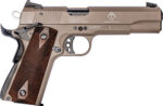 GERMAN SPORT 1911 22LR - 5" TAN/FAUX WOOD GRIPS 10RD - Image 2