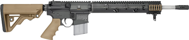 GFE1015.jpg RRA LAR15 PREDATOR 223 WYLDE - 6 POS TAN 16" BBL BLACK - Image 1