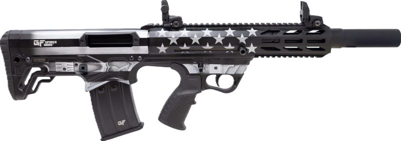 GGFY1USG-1.jpg GFORCE ARMS GFY1 AR-12 12GA 3" - 18.5" 5RD GREYSCALE US FLAG - Image 1
