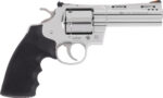 COLT GRIZZLY 357MAG 4.25" 6RD - POLISHED STAINLESS HOGUE GRIPS