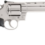 COLT GRIZZLY 357MAG 6" 6RD - POLISHED STAINLESS HOGUE GRIPS