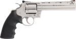 COLT GRIZZLY 357MAG 6" 6RD - POLISHED STAINLESS HOGUE GRIPS