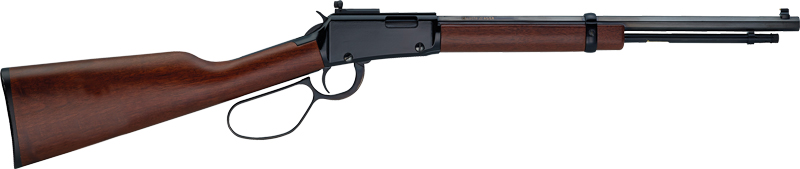 GH001TRP22M.jpg HENRY H1 TRACKER CARBINE - 22WMR 16.5" LL BLUED WALNUT - Image 1