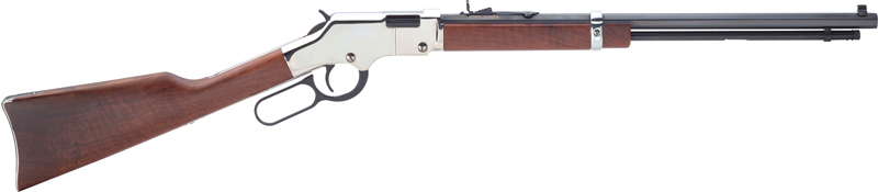 GH004S_1_1-1.jpg HENRY H4 GOLDENBOY SILVER - 22S/L/LR 20" OCTAGON WALNUT - Image 1
