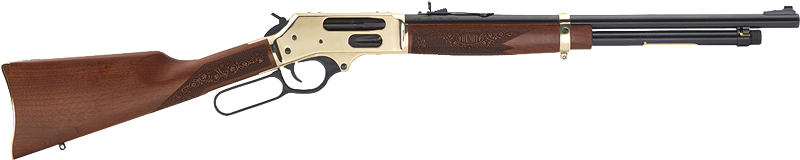 GH0244570-1.jpg HENRY H24 SIGNATURE RIFLE - 45-70 20" BRASS WALNUT - Image 1