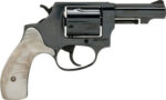 HERITAGE ROSCOE 38SPL 3" - FIXED BLACK WHITE PEARL GRIP