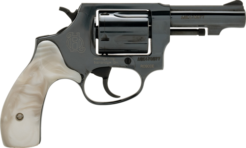GHR38B3WP_1.jpg HERITAGE ROSCOE 38SPL 3" - FIXED BLACK WHITE PEARL GRIP - Image 1