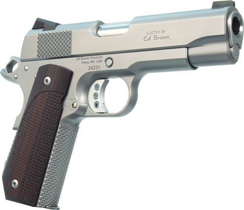 GKC18SS.jpg ED BROWN KC18 KOBRA CARRY 1911 - 45ACP 4.25" 7RD MATTE S/S - Image 1