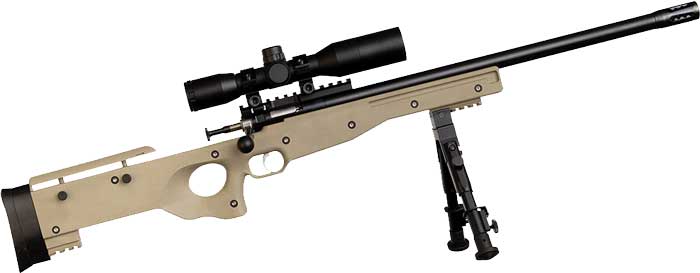 GKSA2152_1-1.jpg CRICKETT PRECISION RIFLE 22LR - BLUED/FDE THREADED W/SCOPE - Image 1